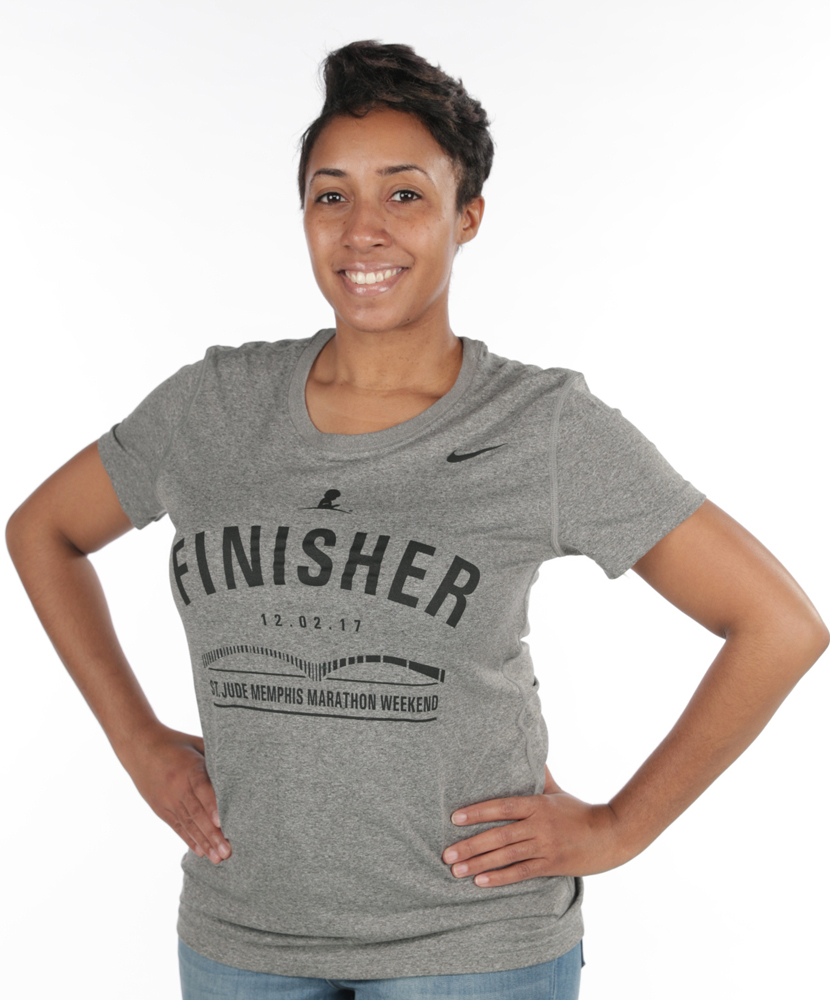 Ladies' 2017 St. Jude Memphis Marathon Finisher Shirt